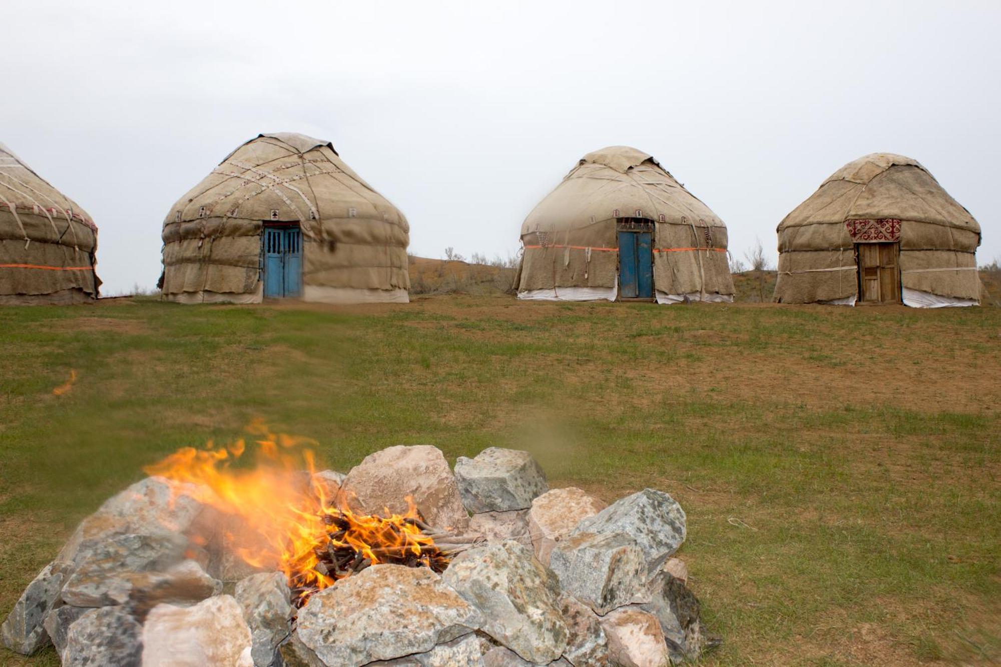 Authentic Uzbek Yurt Camp Eco-Friendly Hotel Nurota Exterior photo