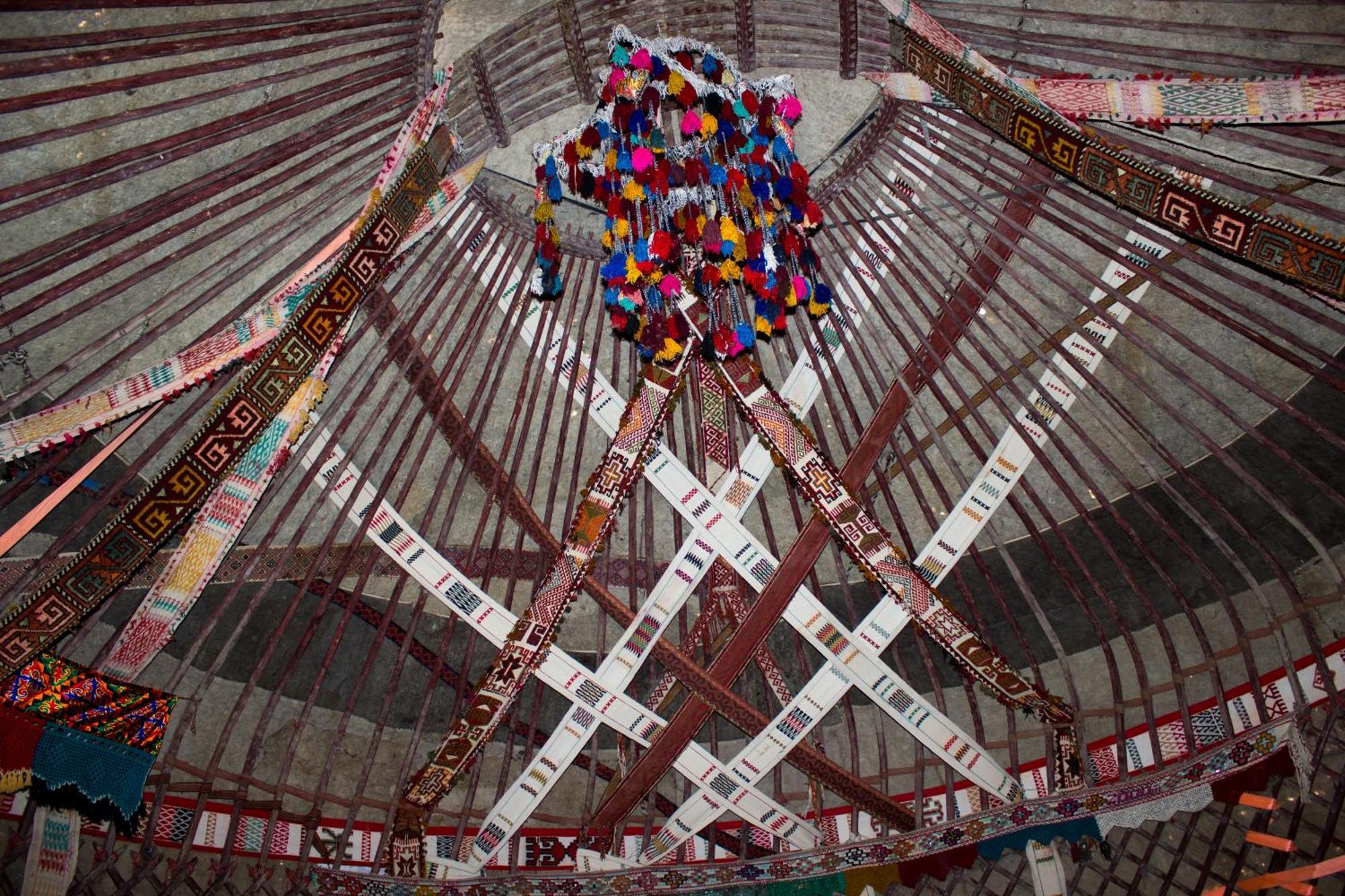 Authentic Uzbek Yurt Camp Eco-Friendly Hotel Nurota Exterior photo